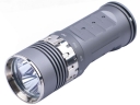 3*CREE XM-L T6 LED 4-Mode Flashlight Torch - Gray