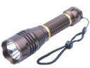 CREE XM-L T6 LED 3-Mode Flashlight Torch - Brown