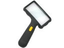 Portable Two-LED Rectangular Oblique-Handle Magnifier