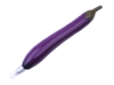 Eggplant Shaped Ball Pens - Blue Ink