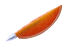 Piece-of-Orange Shaped Ball Pen with Magnetic Fridge Hanger - Blue Ink
