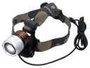 DR-818 CREE XM-L T6 LED 3-Mode 800LM High Power Zoom Focus Headlamp