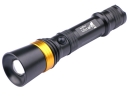 UltraFire 005 CREE Q5 LED 3-Mode Rechargeable Zoom Focus Flashlight - Black
