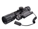 5MW 3-10 Times The Rail Sights / 3-10X42 Red Laser + LED