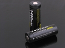 Soshine 18500/1400mAh  3.7v Rechargeable Li-ion Battery