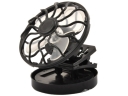 Black Round Solar Cell Fan