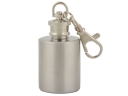 Stainless Steel Circular Liquor Flask Keychain (1.0 oz)