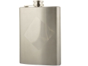 Outdoor Portable Stainless Steel Liquor Flask - Silver (8oz)