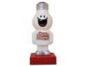 Wholesale Cute Laughing Face Filament lamp Shape White Plastic Desk Lamp with Retail box