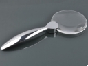 TH-8007 Rimless2.5X/78mm 5X/19mm Daul Lens Magnifier With Protection Cover
