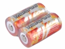 MarsFire 900mAh 3.7V Rechargeable Li-ion 16340 Battery with PCB Protection(1 Pair)