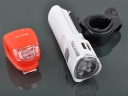 RAYPAL 2225-1-1 5LED 45lm White LED Bicycle Headlight + 2LED 25lm Red LED Bicycle Taillight