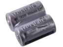 TrustFire IMR 18350 3.7V 800mAh Rechargeable Li-ion Battery- Gray(1 Pair)