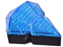 HJ-022 Diamond Style Wireless LED Blue Laser Bicycle Taillight
