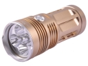 SKYRAY 5*CREE L2 LED 4 Mode 920Lm Aluminum Alloy LED Flashlight-Golden