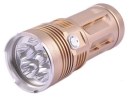 SKYRAY 6*CREE L2 LED 4 Mode 920Lm Aluminum Alloy LED Flashlight-Golden