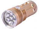 SKYRAY 7*CREE L2 LED 4 Mode 920Lm Aluminum Alloy LED Flashlight-Golden