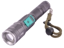 SMILING SHARK SS-7801 CREE T6 LED 920Lm 3 Mode Focus Adjustable USB Rechargeable Flashlight Torch