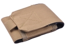 Square Multi-function Hanging Cloth Mobile Pocket  Case Bag For iPhone -Mud Color