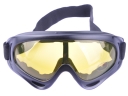 Plastic Yellow Outdoor UV 400 Protection Anti-shock Desert Locusts Goggles