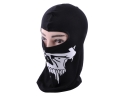 CS Skull Silk Cloth Cover Face Mask-Black