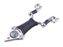 LIEZHANBULUO Outdoor Stainless Steel Mad cow Slingshot