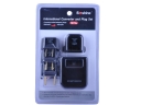 Soshine MNP10 International Converter and Plug Set 4 Country-coded Adaptor Plugs