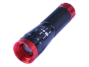 Lichao CREE Q3 LED Zoom Flashlight with Red Diffuser Tip