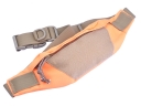 Outdoor Leisure Bag Messenger Bag Waterproof Pockets Running Riding Big Chest Pockets Stylish Man Bag Sports Bag(Orange)