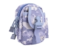 Multifunction the shoulder bag Messenger bag Outdoor pockets Bag Kit（Camouflage Blue）