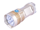 8x CREE XM-L T6 LED 3 Mode 20000Lm High Power Indicator Light Switch LED Flashligth Torch（Black / Golden）