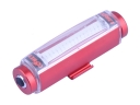USB Rechargeable Carbon Light 100LM 3 Mode High Brightness USB Rechargeable Bike Light (Red-light)