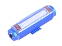 USB Rechargeable Carbon Light 100LM 3 Mode High Brightness USB Rechargeable Bike Light (Blue-light)