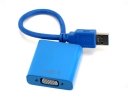 USB 3.0 to VGA Video Graphic Card Display External Cable Adapter for Win 7/8