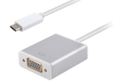 Transfer Rates 10Gbps 1080P Aluminium Alloy USB-C USB 3.1 Type C Male to VGA Female Adapter Convertor Cable
