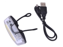 Raypal RPL-2263 USB Rechargeable White LED 100 lumen 6-Mode LED Bike Safety Light