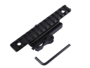 D0038 Aluminum Alloy 21mm Tactical Flashlight Gun Mount Quick disassembly  Rail Adaptor