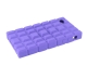 Purple Square Silicon Protection Shell for iPhone 4G
