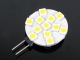 G4-12SMD 1.2W 12 Warm White LED Car light