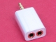 White Plastic Headset Converter