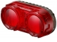 AKSLEN TL-90 4 Red LED 3-Mode Bicycle Light