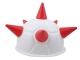 FAN HELMET Red Corner Football Helmet