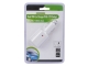 Dual USB Car Charger With 12V Socket DC/DC1000mA - White
