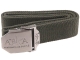 Adjustable Military Style Rigid Canvas Webbing Belt Trouser Strap with Fastening Metal Buckle