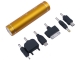 Universal 2200mAh Power Bank for iPad iPhone - Golden