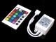RGB LED Strip Control Box w/ IR 24-Key Remote Control (DC 12V)