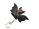 Black Bat White Lights LED Keychain