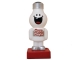 Wholesale Cute Laughing Face Filament lamp Shape White Plastic Desk Lamp with Retail box