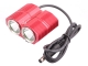 LusteFire BL-2 2XCREE XM-L T6 LED 4 MODE Bicycle Lights