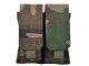 F3 Camouflage Green Two-Pocket magazine clip Pouch